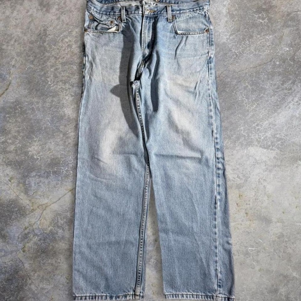 Y2K Levi's 505 light wash straight leg jeans